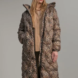 Lola Casademunt Animal Print | Abrigos Y Cazadoras<Abrigo acolchado forro contraste MARRON-NEGRO