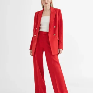 Lola Casademunt Americanas Y Blazers<Americana cruzada monocolor CRUDO