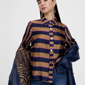 Lola Casademunt Americanas Y Blazers<Americana efecto satén NAVY