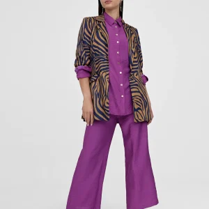 Lola Casademunt Americanas Y Blazers<Americana estampado cebra MARRON-AZUL