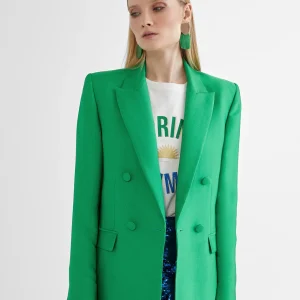 Lola Casademunt Americanas Y Blazers<Americana monocolor VERDE