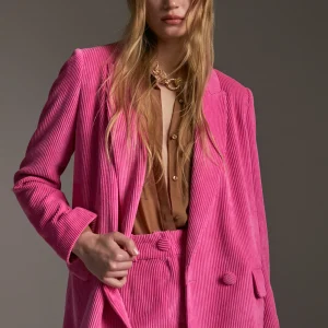 Lola Casademunt Americanas Y Blazers<Americana oversize de pana ROSA