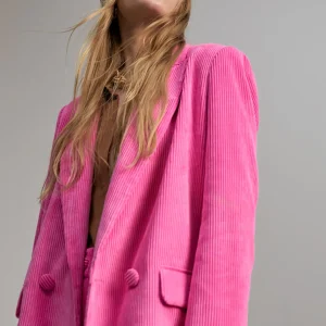 Lola Casademunt Americanas Y Blazers<Americana oversize de pana ROSA
