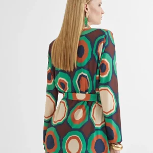 Lola Casademunt Americanas Y Blazers<Americana punto retro VERDE-NARANJA
