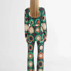 Lola Casademunt Americanas Y Blazers<Americana punto retro VERDE-NARANJA