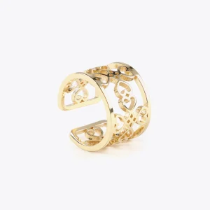 Lola Casademunt Anillos<Anillo corazones infinitos DORADO
