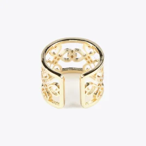 Lola Casademunt Anillos<Anillo corazones infinitos DORADO