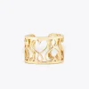 Lola Casademunt Anillos<Anillo corazones infinitos maxi DORADO
