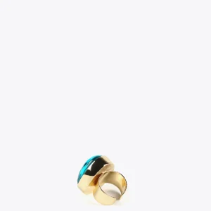 Lola Casademunt Bisuteria<Anillo cristal AZULELECTRICO
