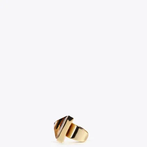 Lola Casademunt Bisuteria<Anillo cristal animal print AZULELECTRICO