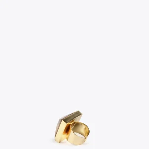Lola Casademunt Bisuteria<Anillo cristal animal print AZULELECTRICO