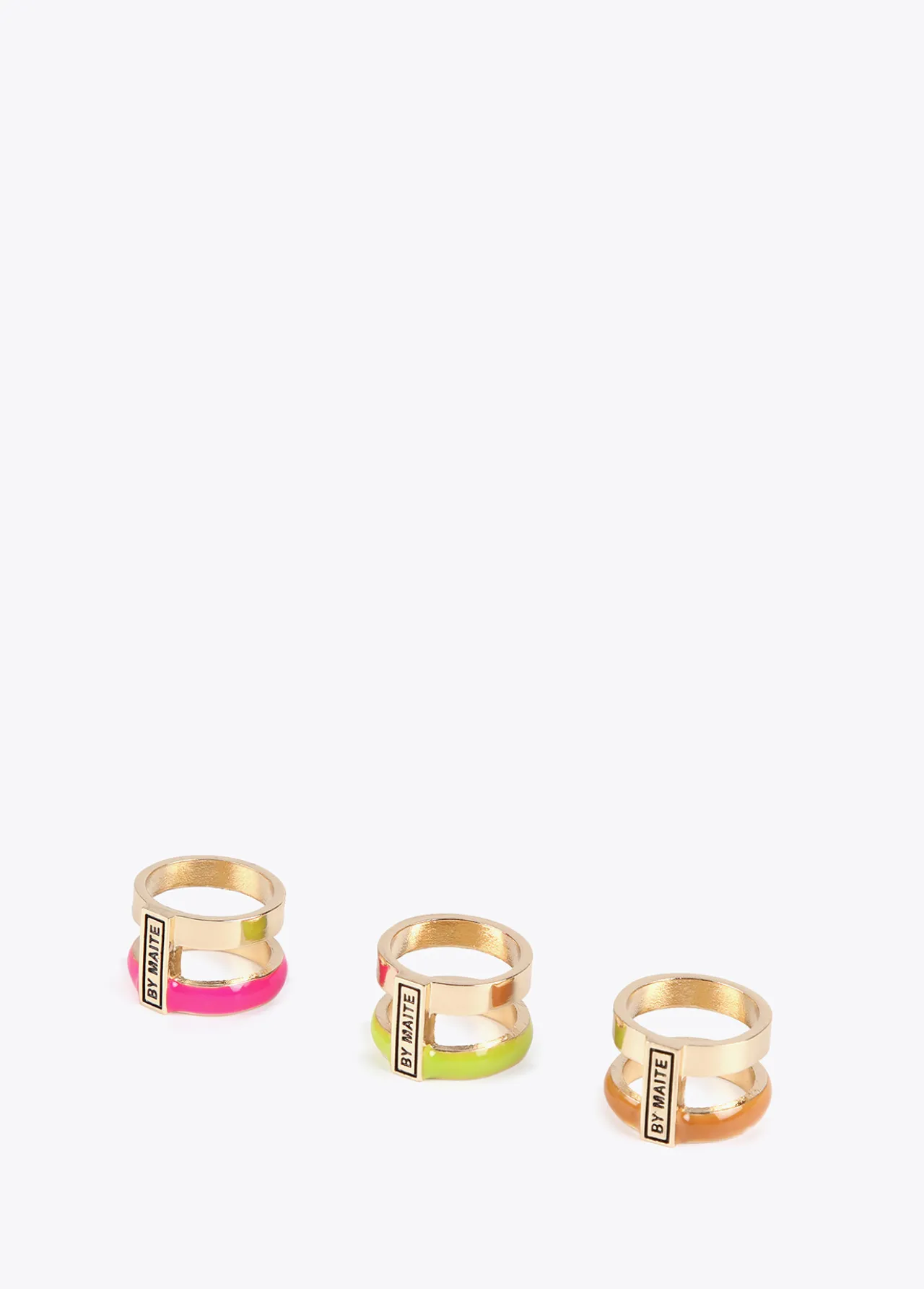 anillo_doble_aro_2.webp Lola Casademunt Bisuteria<Anillo doble aro FUCSIA