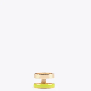 Lola Casademunt Bisuteria<Anillo doble aro FUCSIA