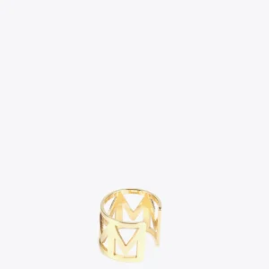 Lola Casademunt Bisuteria<Anillo letras M DORADO