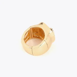 Lola Casademunt Anillos<Anillo sello METAL-NEGRO