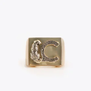 Lola Casademunt Anillos<Anillo sello con logo animal OROVIEJO