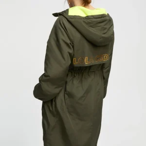 Lola Casademunt Abrigos Y Cazadoras<Anorak acolchado con capucha KAKI