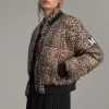 Lola Casademunt Animal Print | Abrigos Y Cazadoras<Anorak animal print MARRON-NEGRO