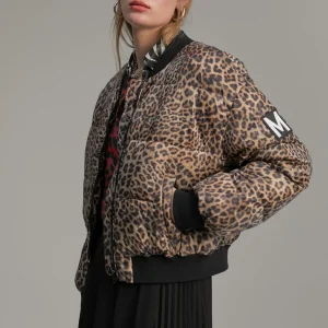 Lola Casademunt Animal Print | Abrigos Y Cazadoras<Anorak animal print MARRON-NEGRO