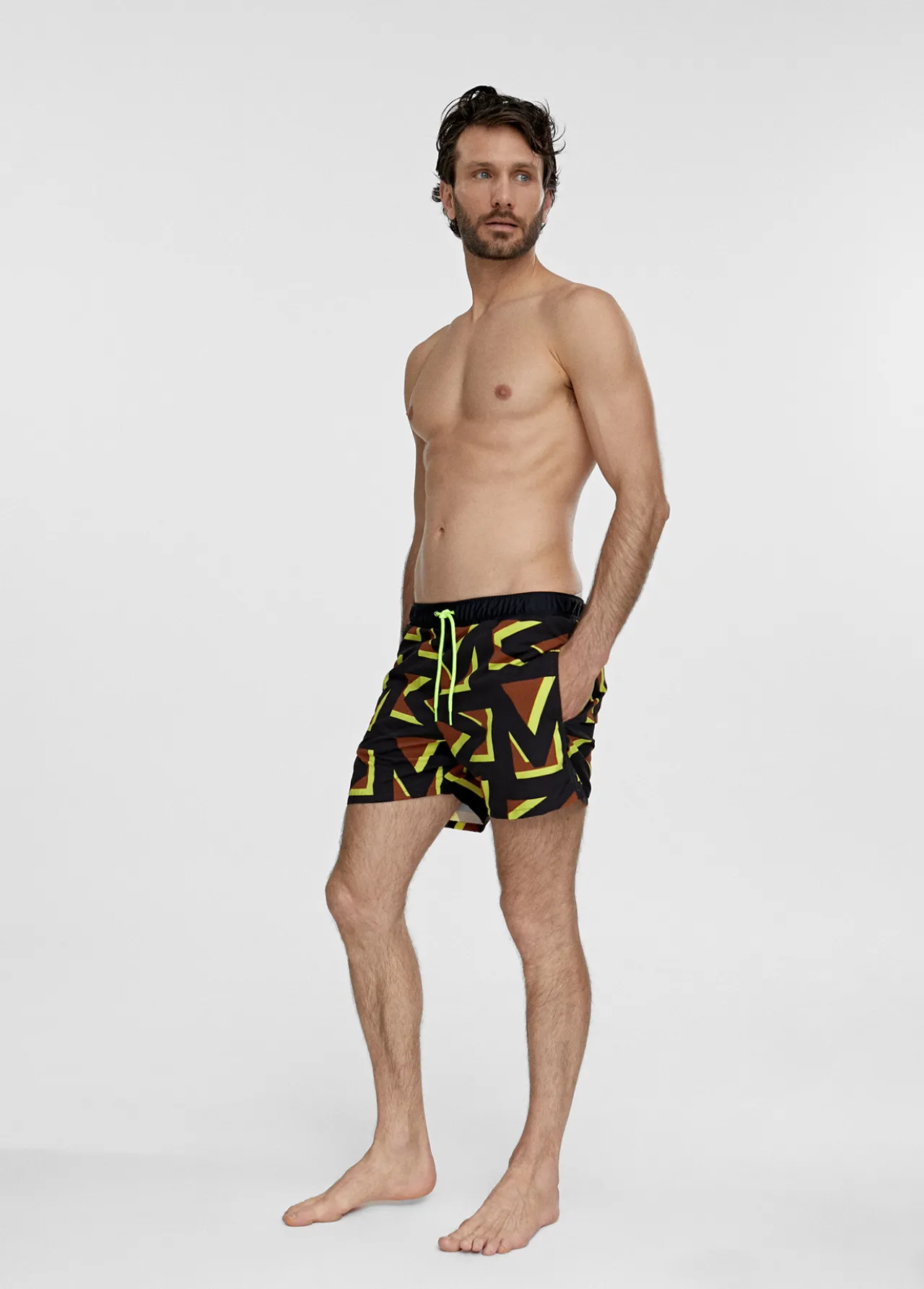 baador_hombre_logomana_0.webp Lola Casademunt Baño<Bañador hombre logomanía NEGRO-ROJO