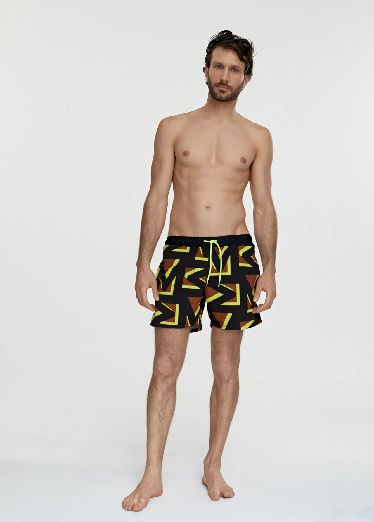 baador_hombre_logomana_4.webp Lola Casademunt Baño<Bañador hombre logomanía NEGRO-ROJO