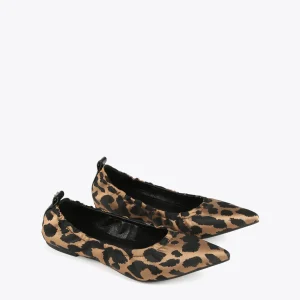 Lola Casademunt Animal Print | Zapatos Planos<Bailarina animal print CRUDO-NEGRO