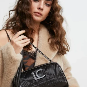 Lola Casademunt Bandoleras | Bolsos Pequeños<Bandolera acolchada NEGRO