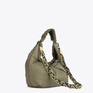 Lola Casademunt Bolsos De Hombro | Bandoleras<Bandolera acolchada asa trenzada KAKI