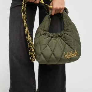 Lola Casademunt Bolsos De Hombro | Bandoleras<Bandolera acolchada asa trenzada KAKI