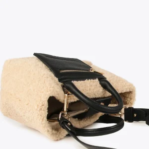 Lola Casademunt Bandoleras | Bolsos Pequeños<Bandolera borreguito CRUDO-MARRON