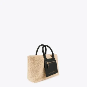 Lola Casademunt Bandoleras | Bolsos Pequeños<Bandolera borreguito CRUDO-MARRON