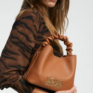 Lola Casademunt Bandoleras | Bolsos Pequeños<Bandolera con asa fruncida NEGRO