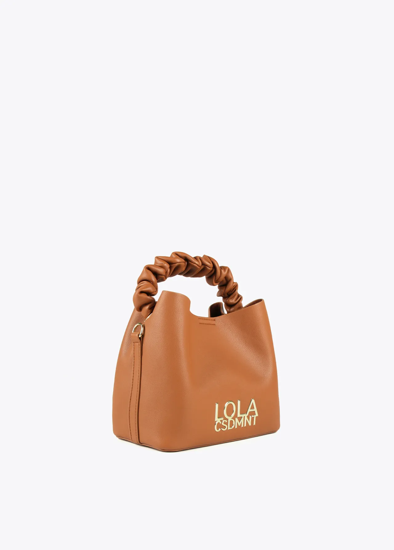 bandolera_con_asa_fruncida_2-1.webp Lola Casademunt Bandoleras | Bolsos Pequeños<Bandolera con asa fruncida NEGRO