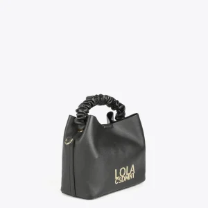 Lola Casademunt Bolsos Pequeños | Bandoleras<Bandolera con asa fruncida NEGRO