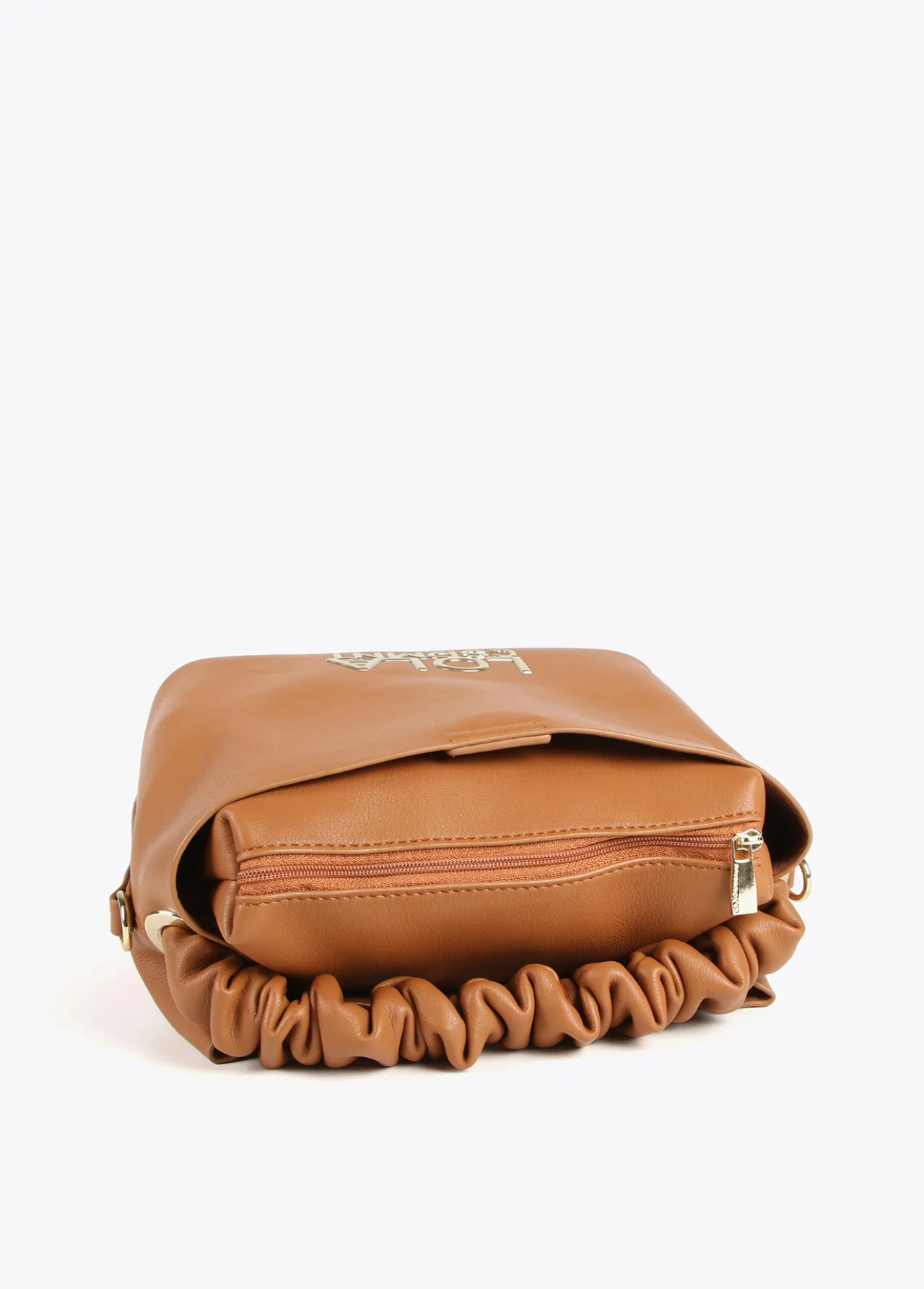 bandolera_con_asa_fruncida_3-1.webp Lola Casademunt Bandoleras | Bolsos Pequeños<Bandolera con asa fruncida NEGRO