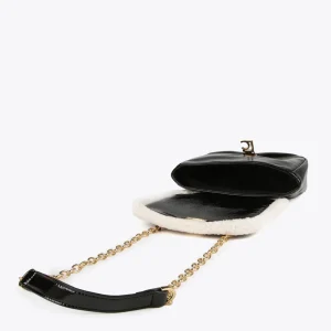 Lola Casademunt Bandoleras | Bolsos Pequeños<Bandolera detalles borreguito NEGRO