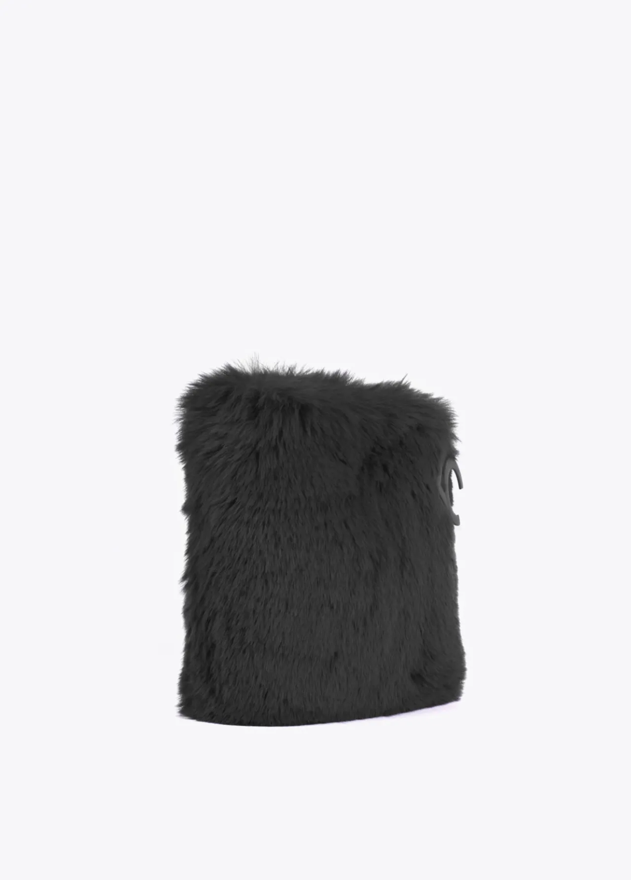 bandolera_efecto_pelo_2-1.webp Lola Casademunt Bandoleras | Bolsos Pequeños<Bandolera efecto pelo NEGRO