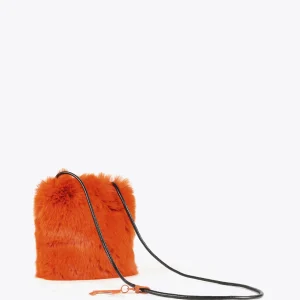 Lola Casademunt Bolsos Pequeños | Bandoleras<Bandolera efecto pelo NEGRO