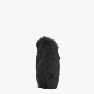 Lola Casademunt Bandoleras | Bolsos Pequeños<Bandolera efecto pelo NEGRO