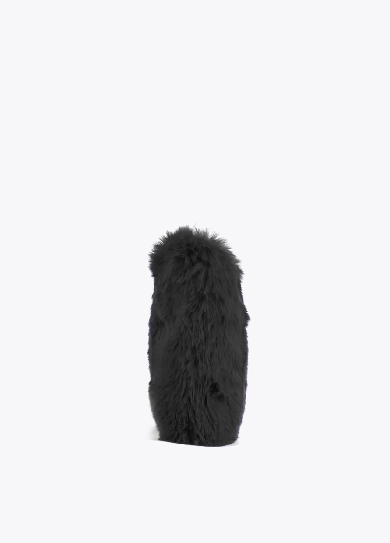 bandolera_efecto_pelo_3-1.webp Lola Casademunt Bandoleras | Bolsos Pequeños<Bandolera efecto pelo NEGRO