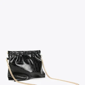 Lola Casademunt Bandoleras | Bolsos Pequeños<Bandolera efecto piel brillante NEGRO
