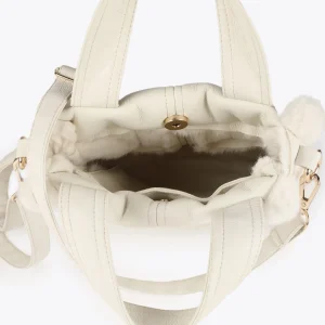 Lola Casademunt Bandoleras | Bolsos Pequeños<Bandolera efecto piel y pelo CRUDO