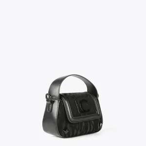 Lola Casademunt Bandoleras | Bolsos Pequeños<Bandolera estampado zebra NEGRO