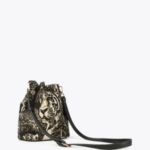 Lola Casademunt Animal Print | Bolsos De Hombro<Bandolera jacquard NEGRO-METAL
