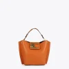 Lola Casademunt Bandoleras | Bolsos Pequeños<Bandolera logo animal CAMEL