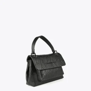 Lola Casademunt Bolsos De Hombro | Bandoleras<Bandolera logo grabado NEGRO
