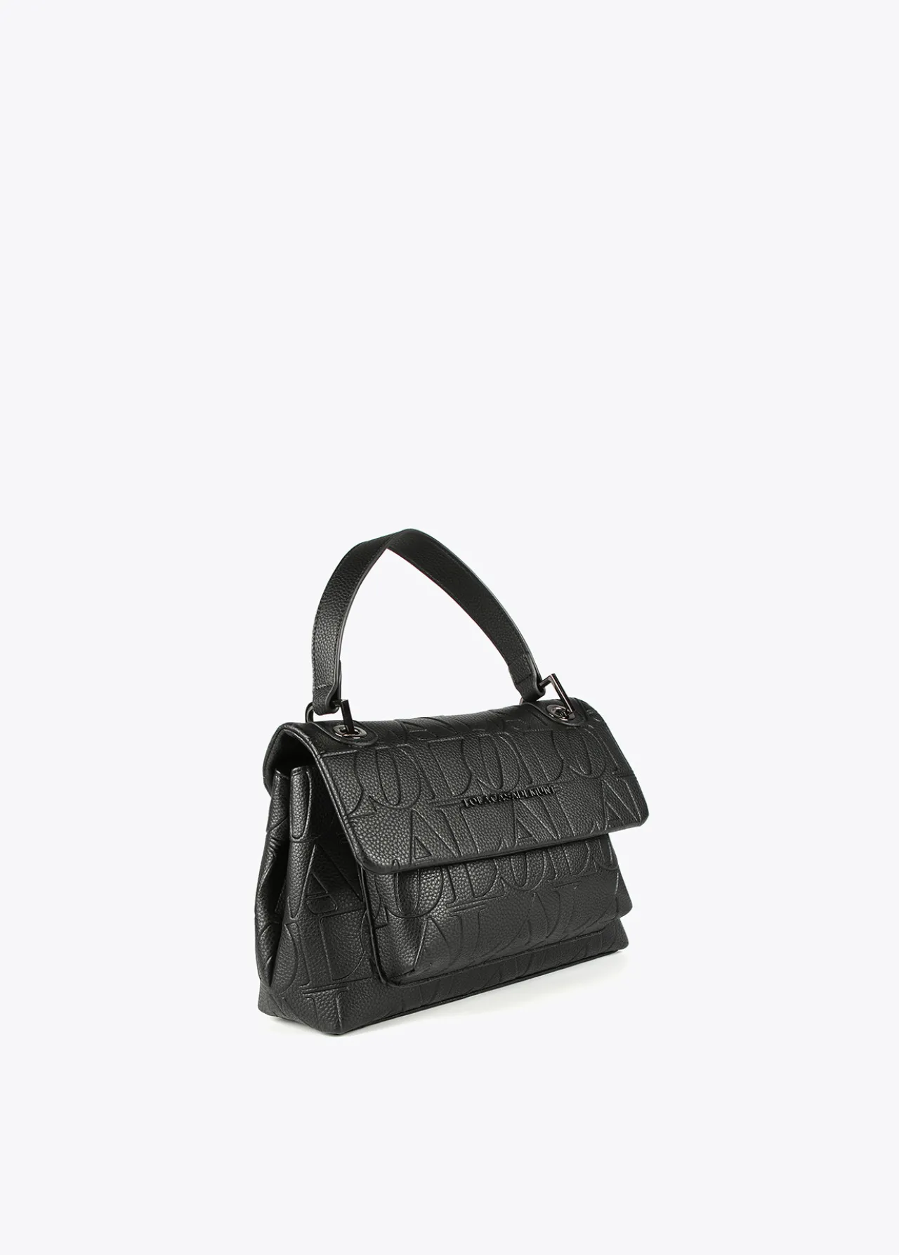 bandolera_logo_grabado_2-1.webp Lola Casademunt Bolsos De Hombro | Bandoleras<Bandolera logo grabado NEGRO