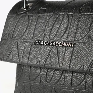 Lola Casademunt Bolsos De Hombro | Bandoleras<Bandolera logo grabado NEGRO