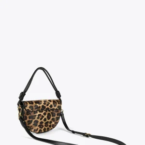 Lola Casademunt Animal Print | Bolsos De Hombro<Bandolera media luna animal print MARRON-NEGRO