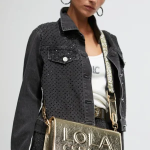 Lola Casademunt Bandoleras | Bolsos Pequeños<Bandolera metalizada DORADO